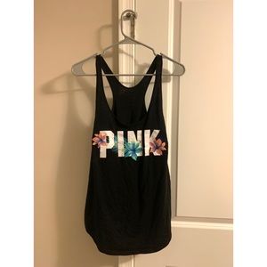Victoria Secret PINK Racerback Embroidered Tank